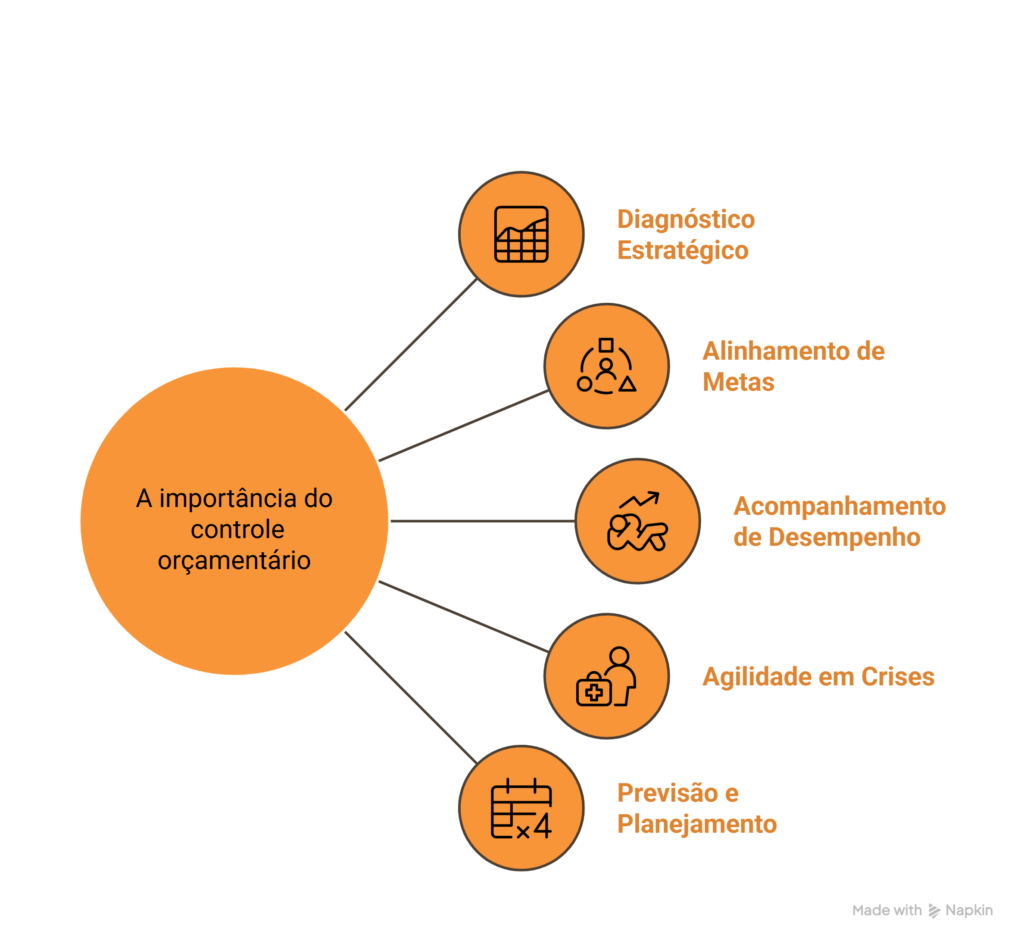 infográfico sobre controle orçamentário